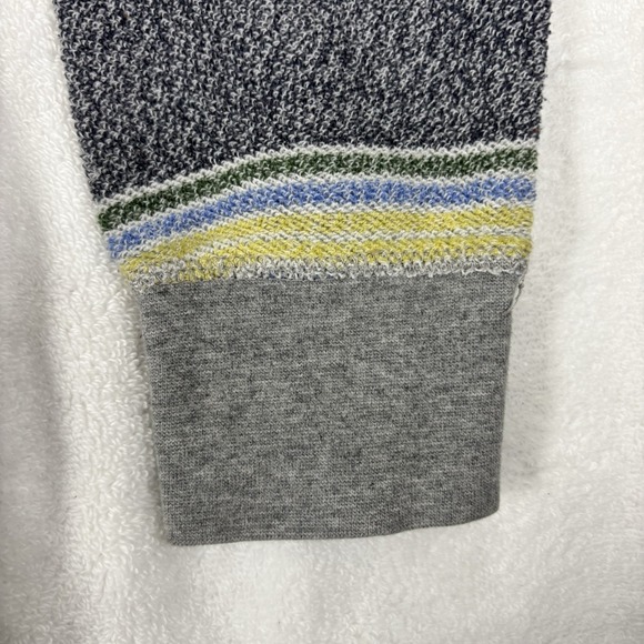 Quicksilver Men's Striped  Kangaroo Pockets Pullover Hoodie Size‎ S - Picture 10 of 11